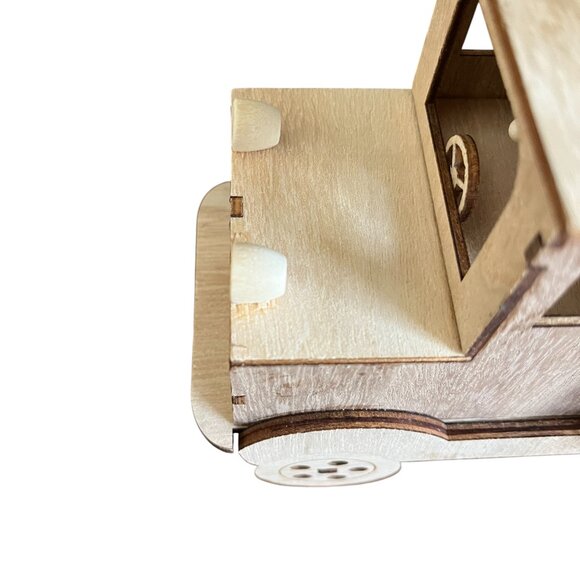 Hard to Find DIY Christmas Wooden Truck Advent Calendar NEW - Picture 3 of 8